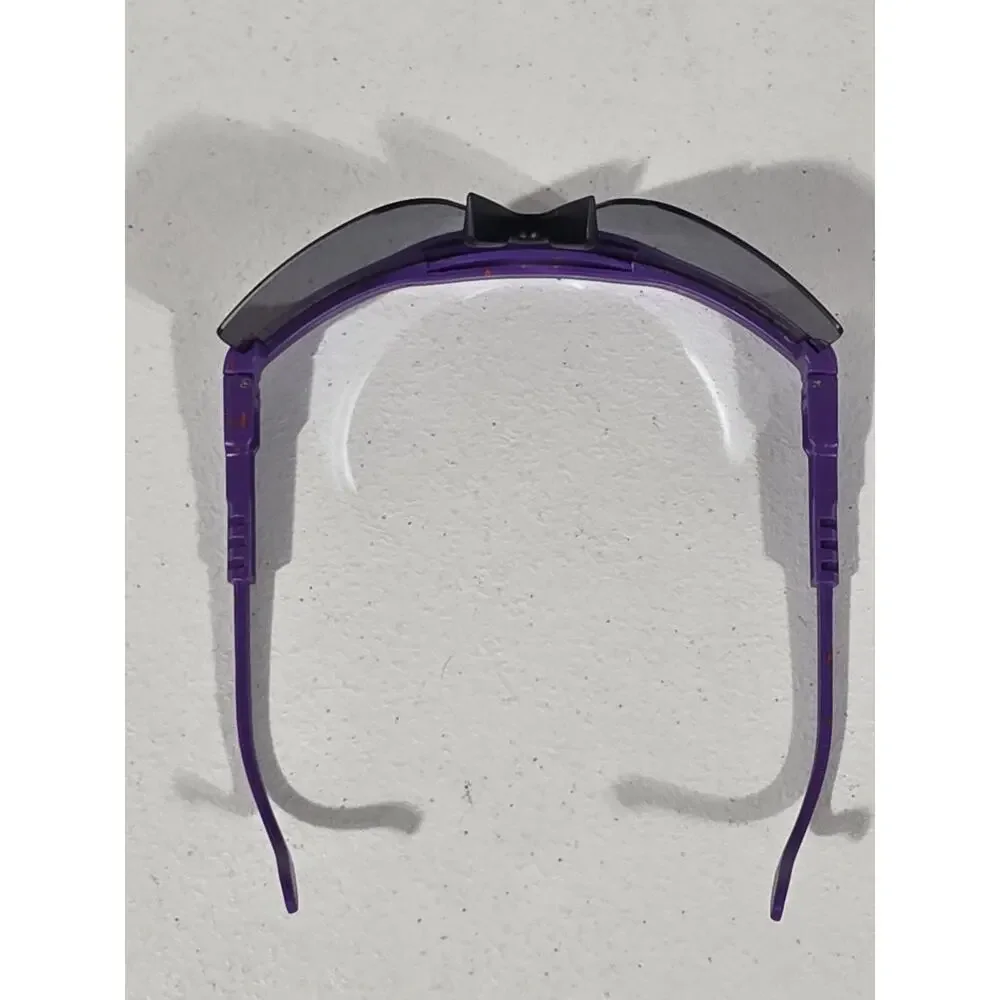 Wichita Wind Surge Baseball Shield Sunglasses Purple Orange Mirror Lens